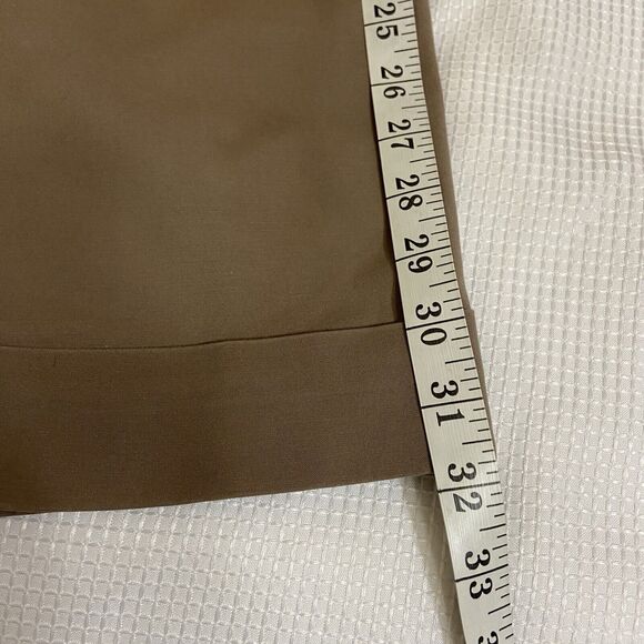 Ann Taylor Signature Tan Crop Pants Size 8 - Picture 7 of 9